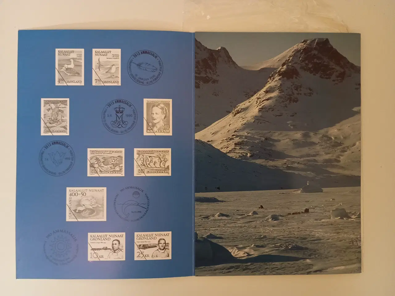 Billede 2 - Grønland frimærker 1990.