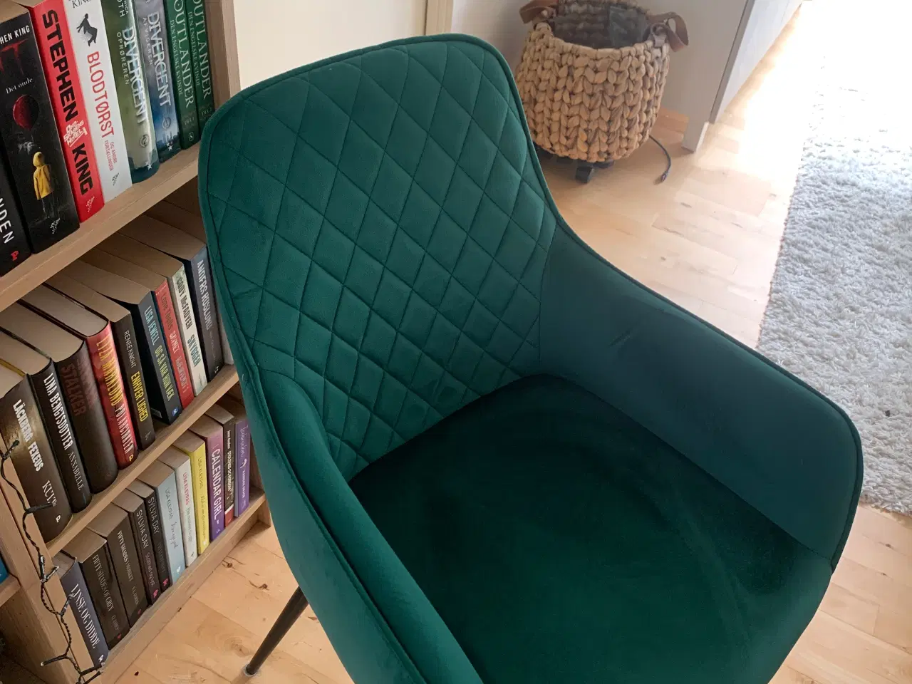 Billede 4 - Spisebordstole i velour 