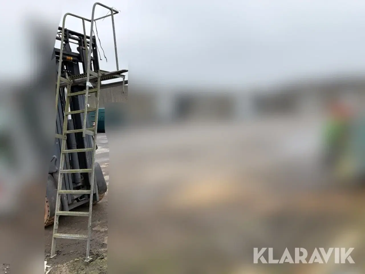 Billede 1 - Galvaniseret trappe 1 styk