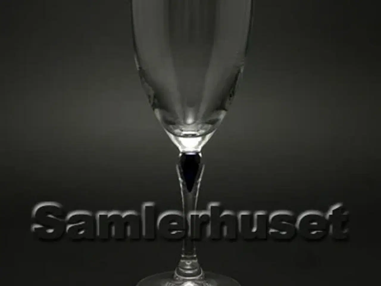 Billede 1 - Blå Saphir Rødvinsglas, H:195 mm.