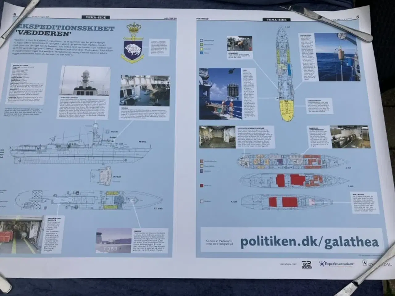 Billede 1 - Galathea ekspeditionen – 2 plakater fra Politikens
