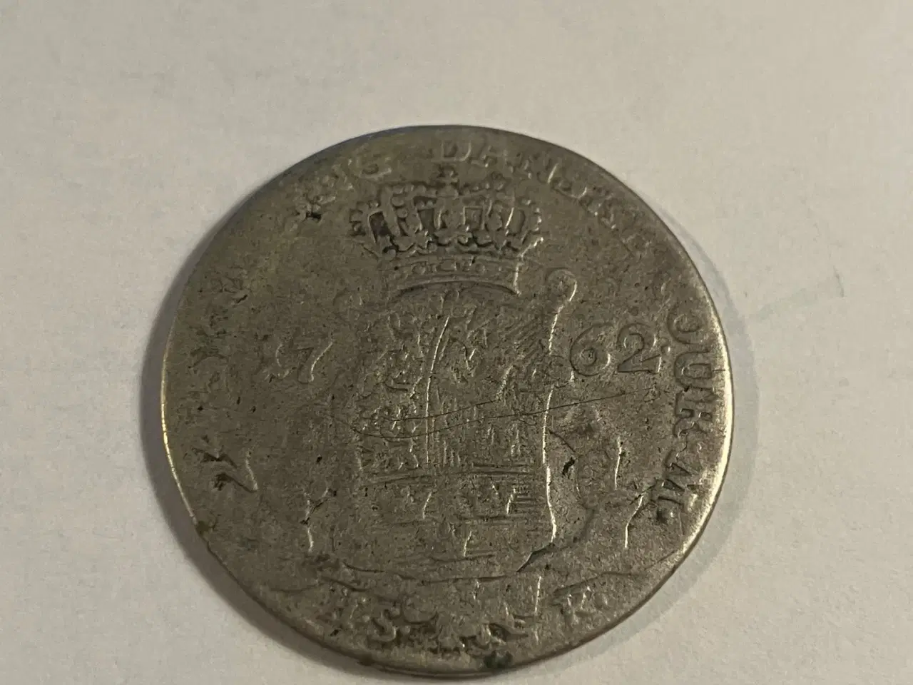 Billede 1 - 24 skilling 1762 Denmark