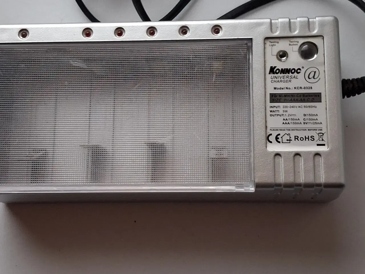 Billede 1 - Batterioplader. 50kr.