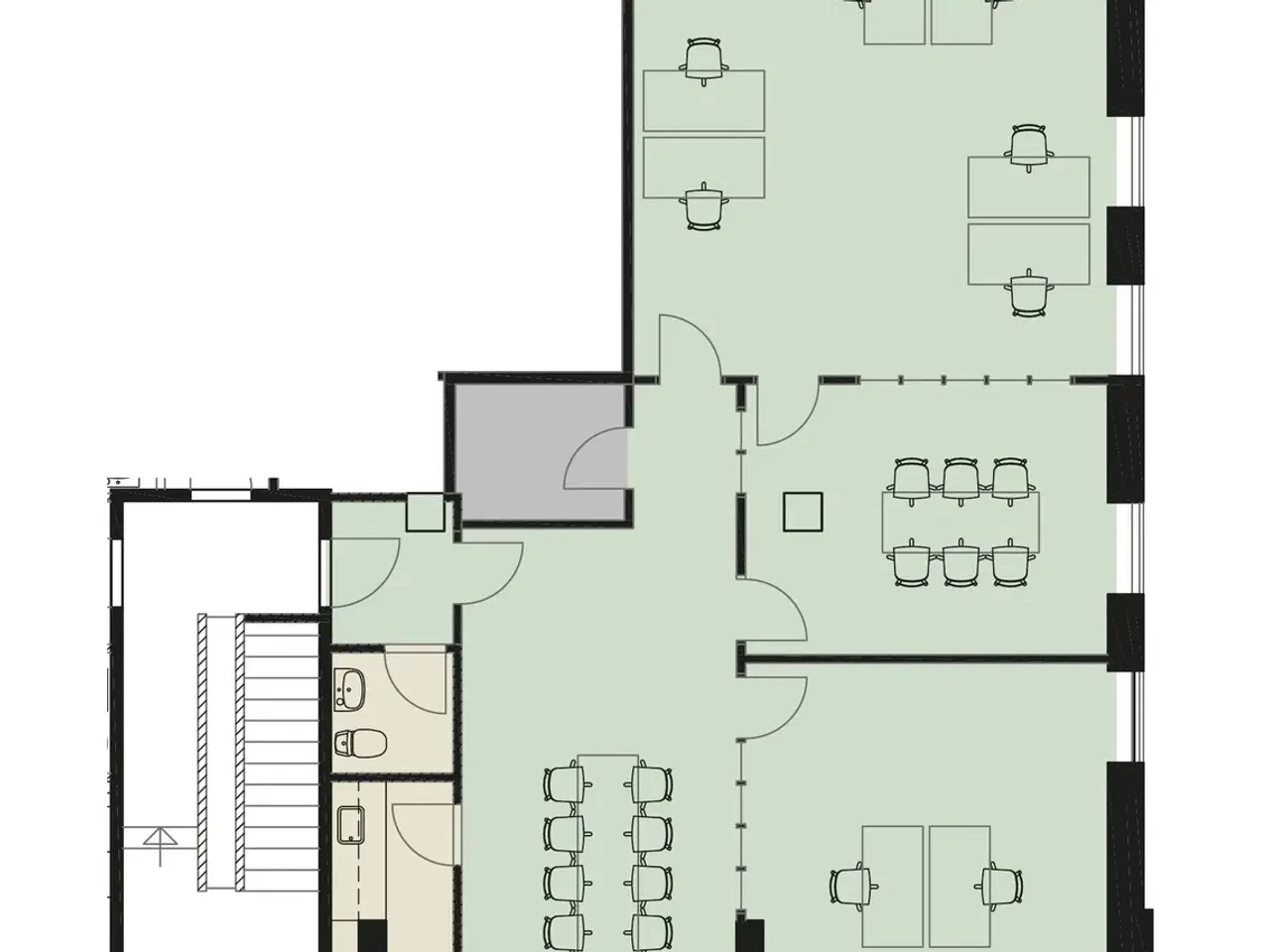 Billede 14 - Indbydende lejemål i roligt erhvervsområde