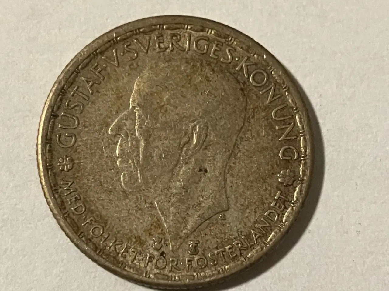 Billede 2 - 1 Krona 1950 Sweden - Silver