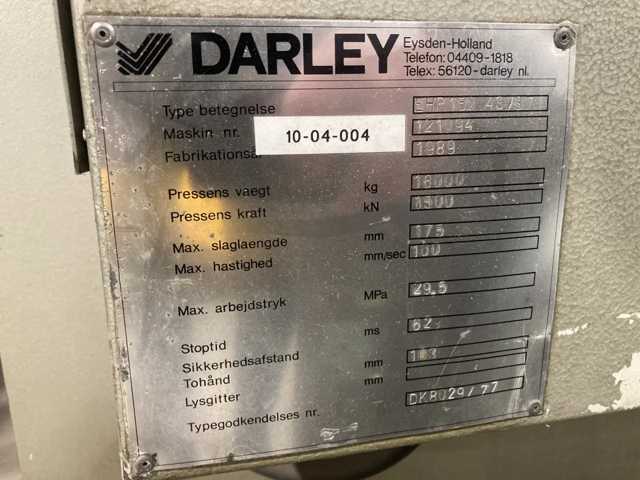 Billede 4 - Kantpresser