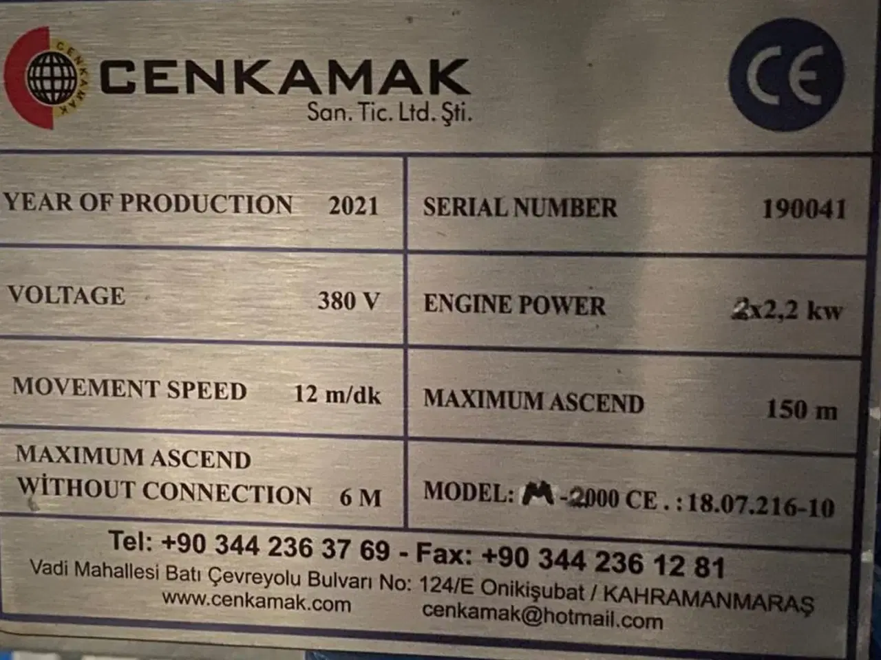Billede 21 - Manitou Mandskabskurv arbejdsplatformen, Byggeelevatorer, mastklatreplatforme, byggehejs, Climber, buildclimber