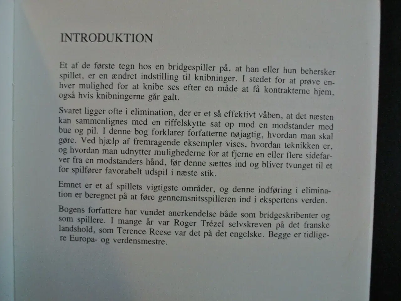 Billede 2 - elimination i bridge, af terence reese og roger tr