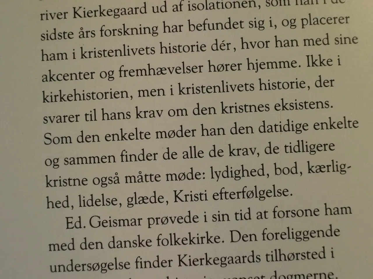 Billede 5 - kierkegaard i kristenlivets historie, af marie mik
