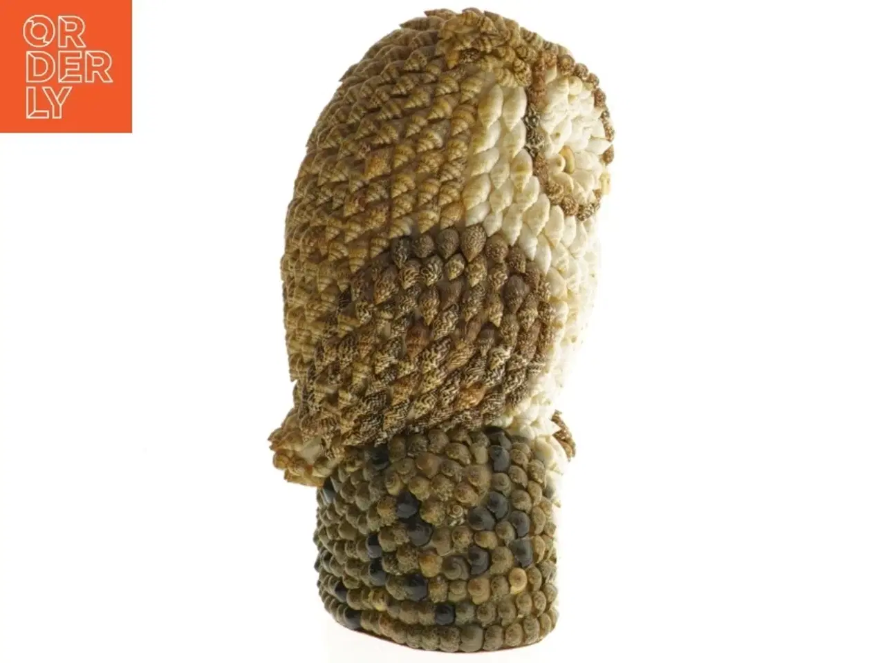 Billede 2 - Uglefigur af skaller (str. 20 cm)