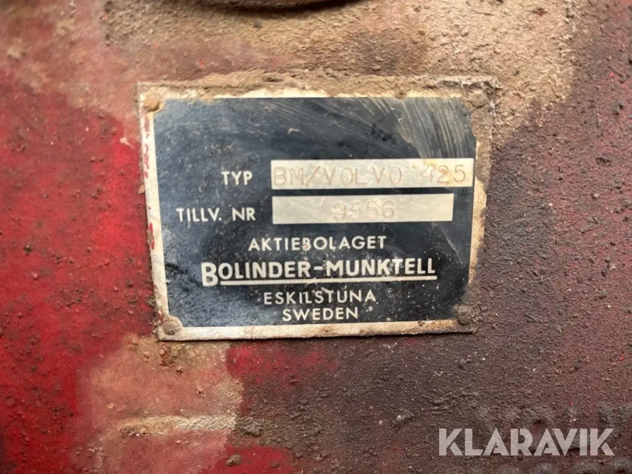 Billede 3 - Traktor Volvo BM 425 krabat