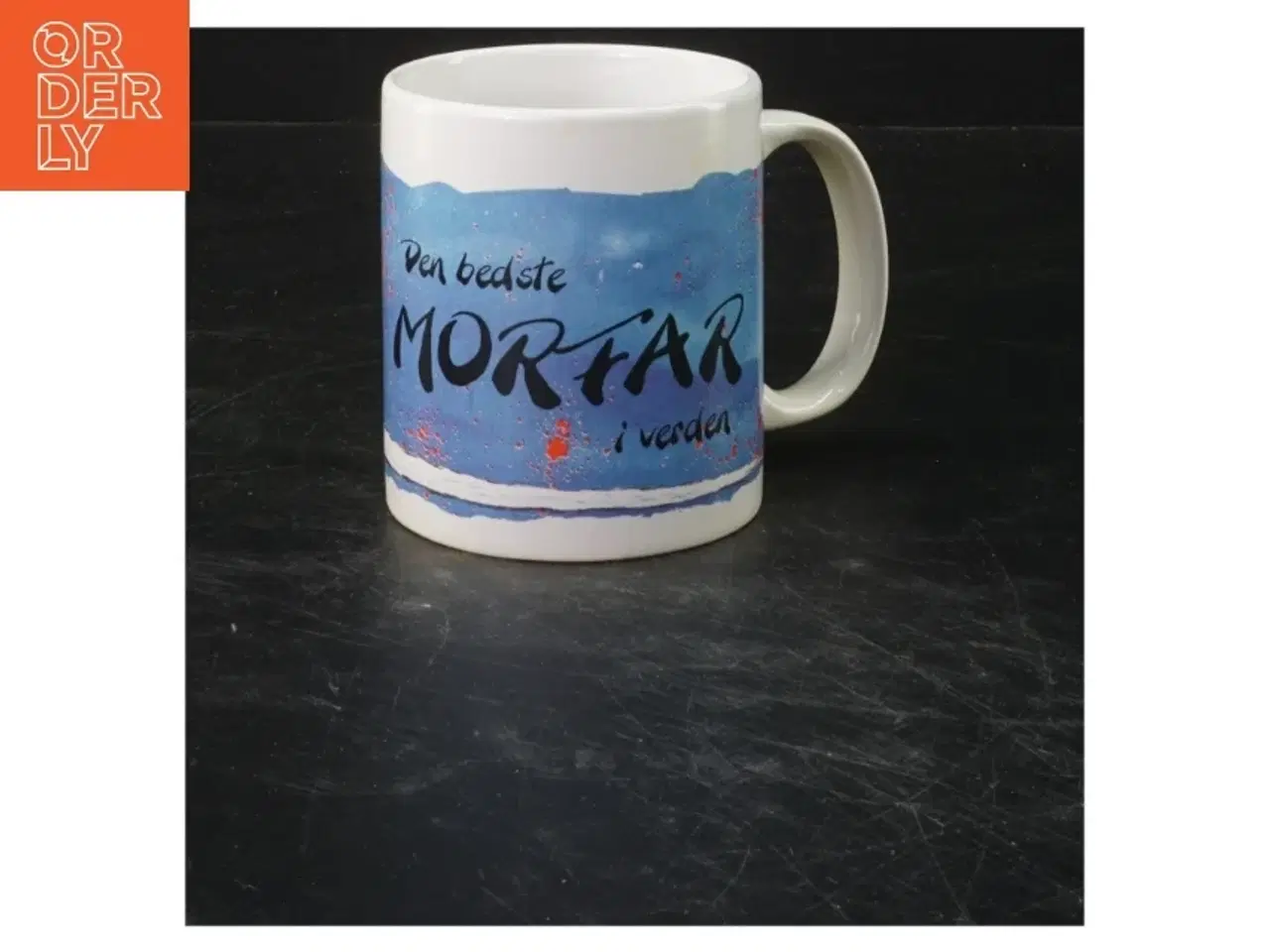 Billede 1 - Keramisk krus 'Den bedste morfar i verden' (str. 9x12 cm)