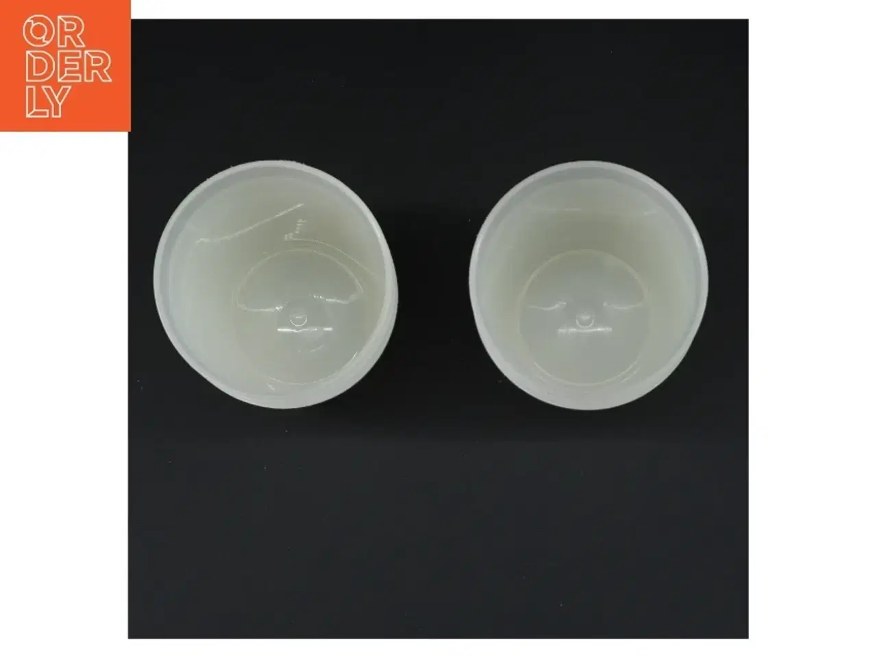 Billede 2 - Sæt med 6 plastikkrus (str. 6 styk. ø. 8 cm)