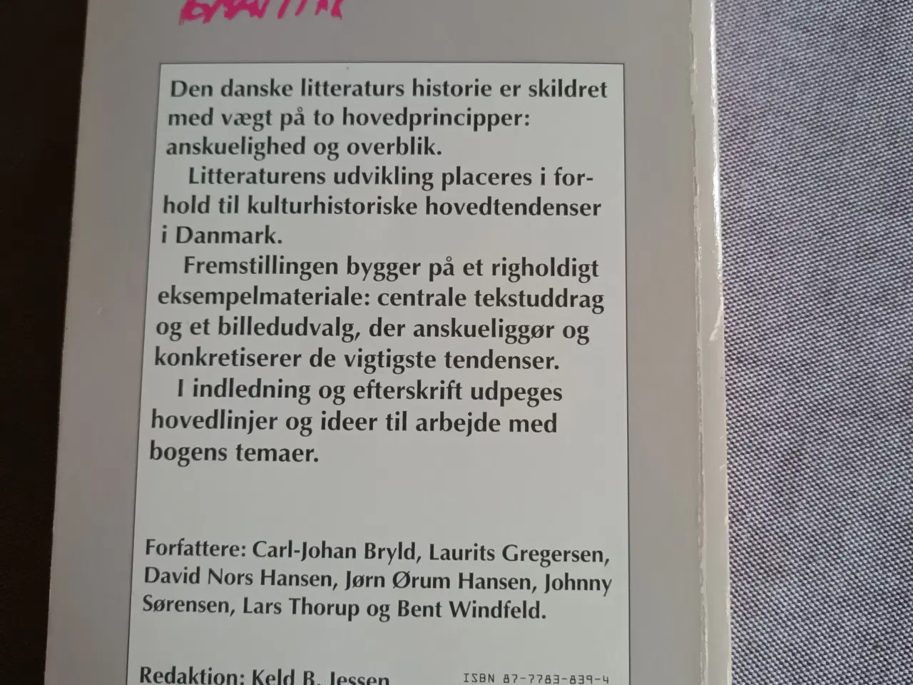 Billede 3 - Dansk litteratur fra runer til graffiti, Carl-Joha