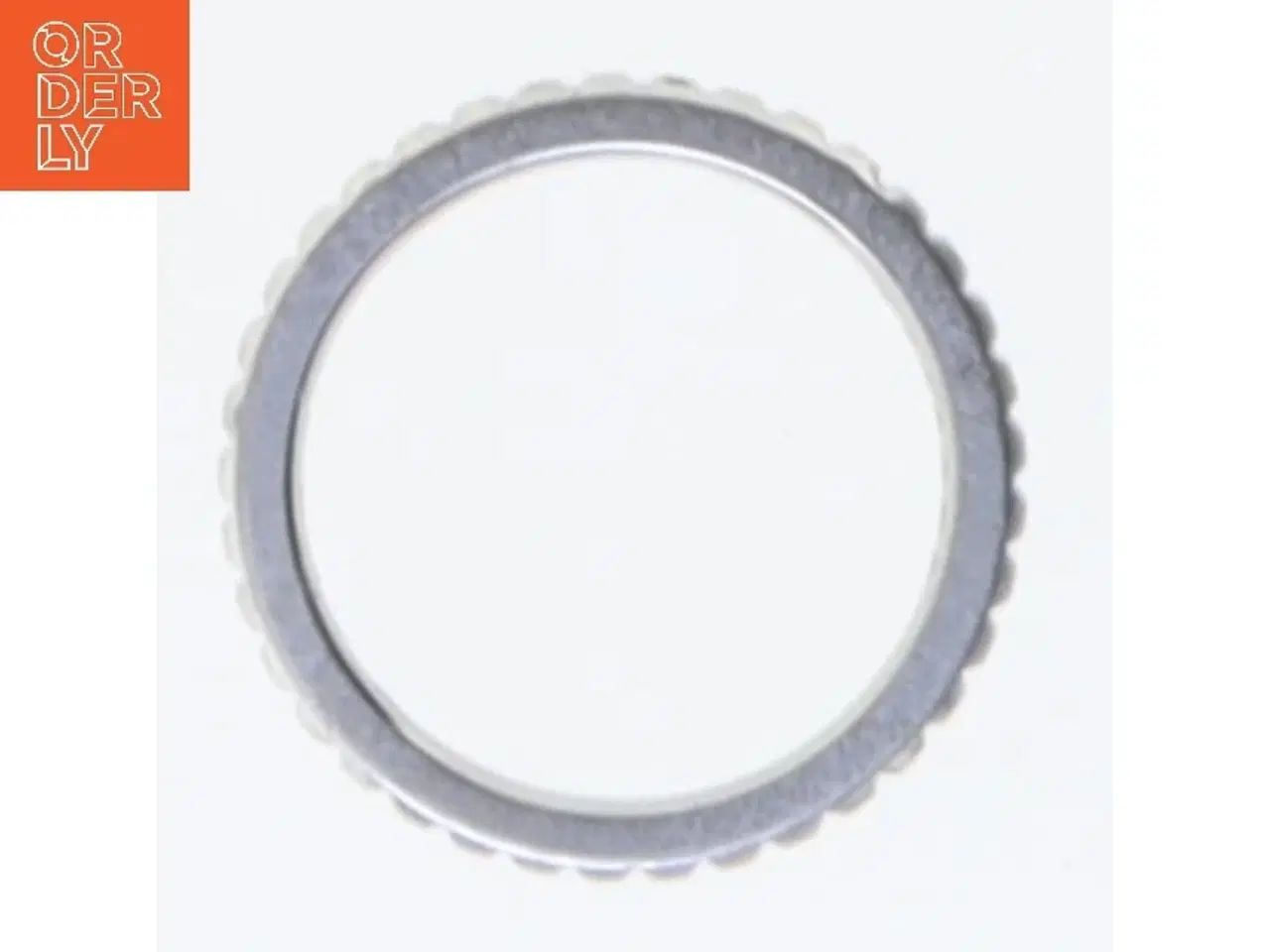 Billede 2 - Sølv ring med mønster (str. 49 mm)