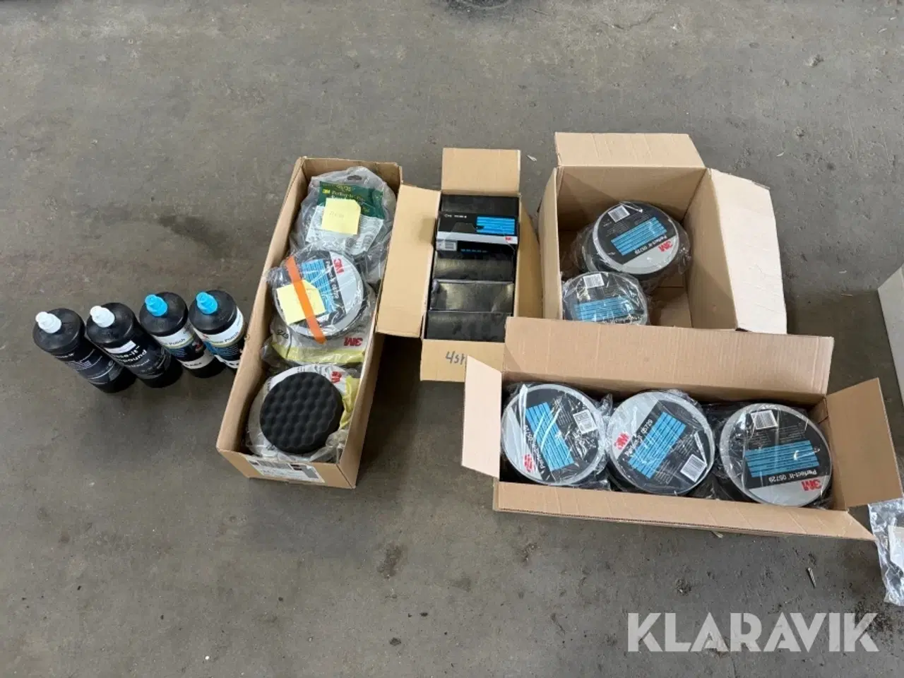 Billede 1 - Blandet polermiddel og puder 3M