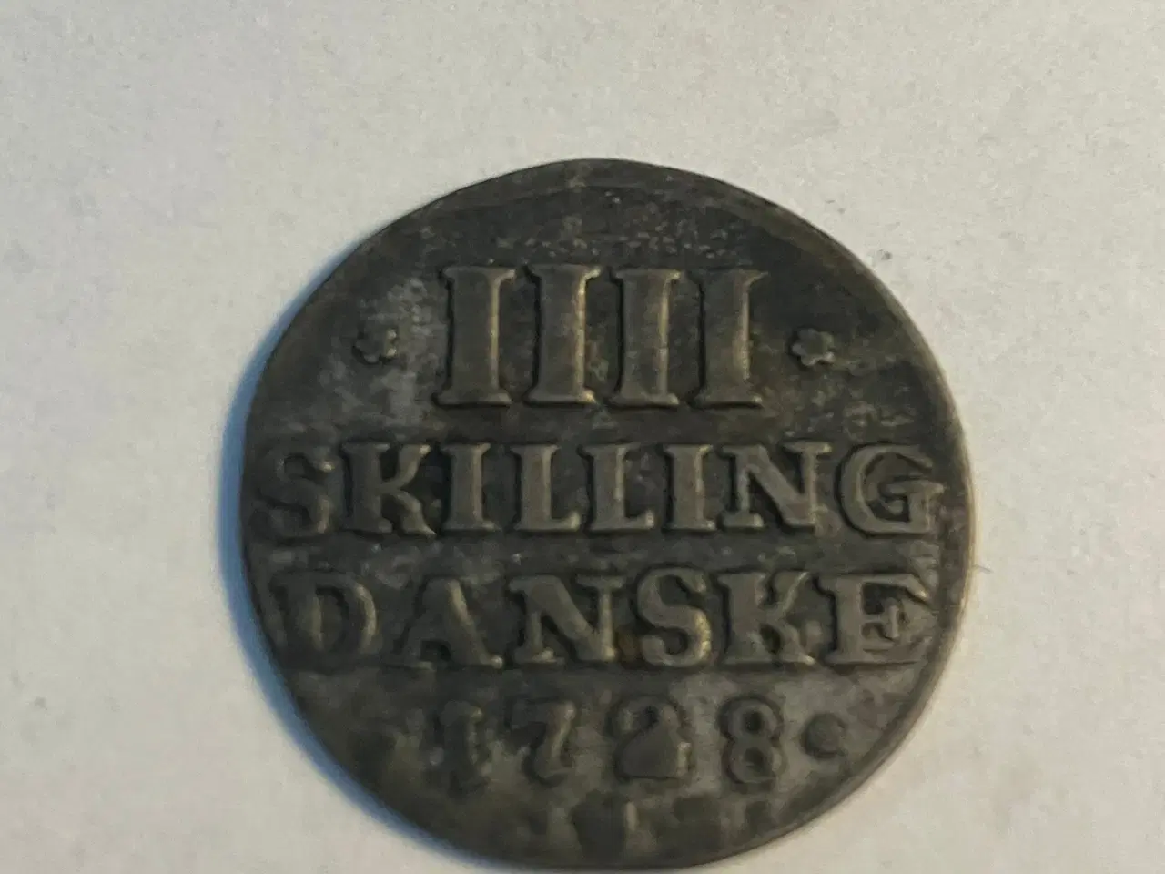 Billede 1 - 4 skilling 1728 Denmark