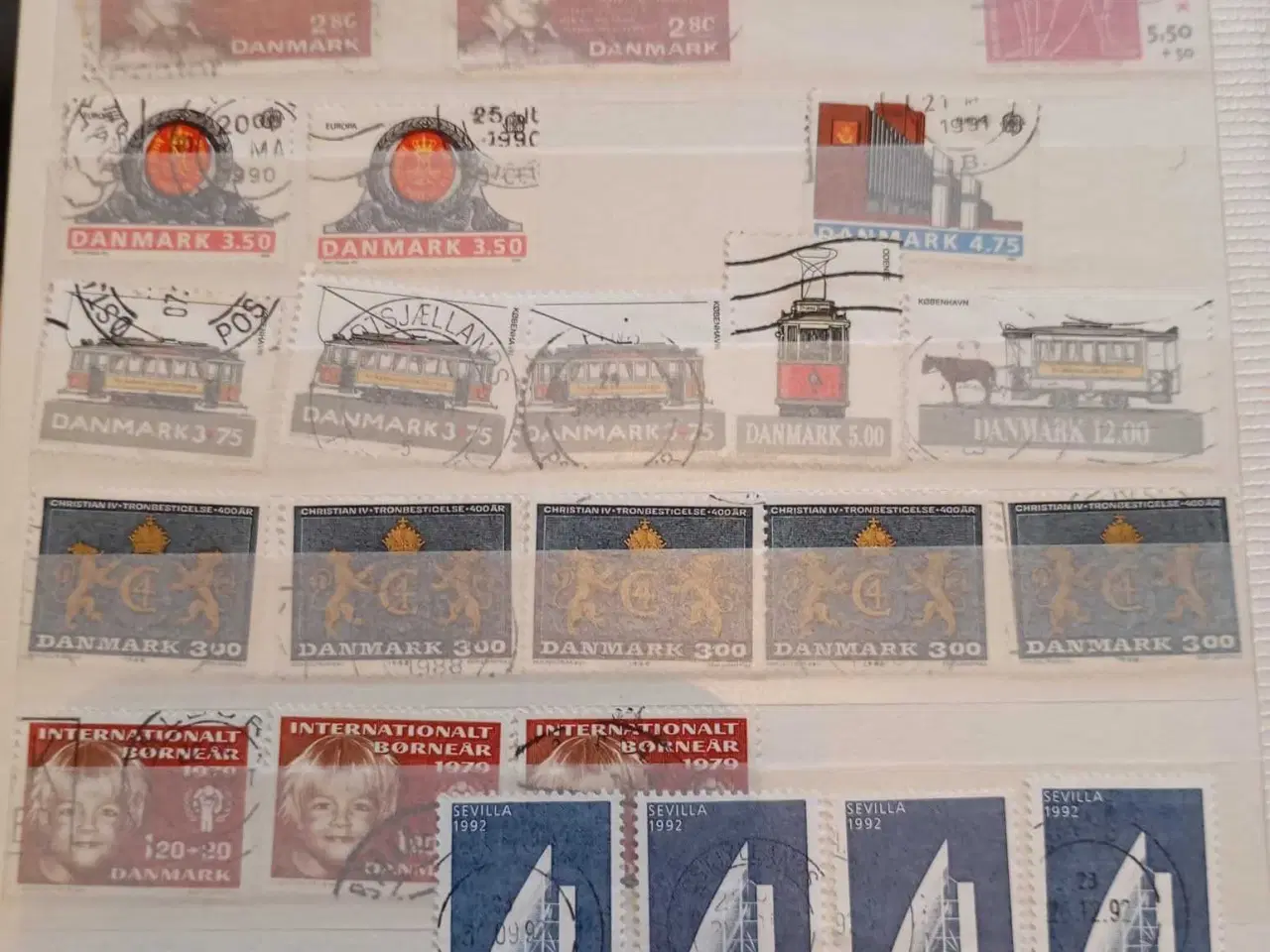 Billede 20 - indstiksbog med danske frimærker 