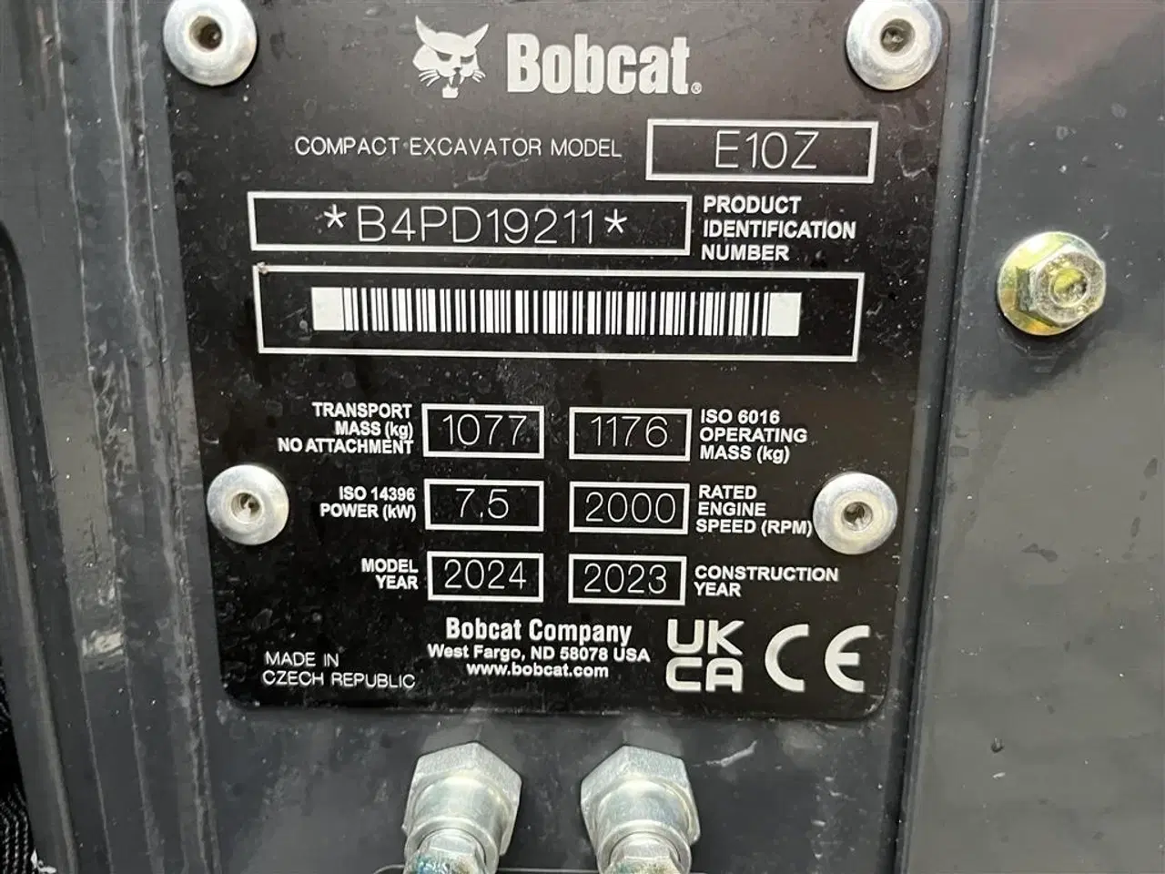 Billede 6 - Bobcat E 10 Z Tiltman KUN kørt 90 timer