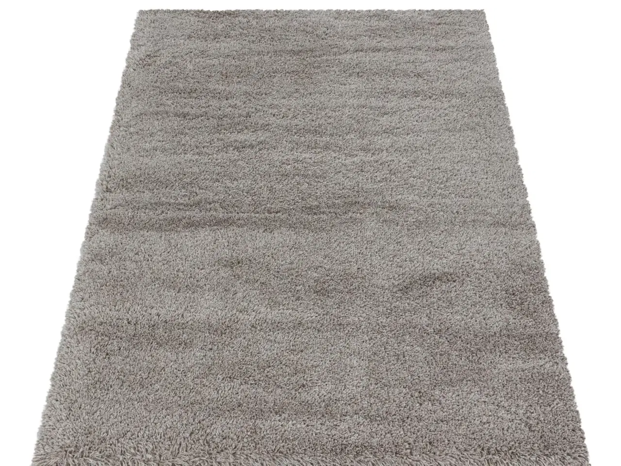 Billede 6 - Fluffy Shaggy tæppe Ensfarvet - Beige - 200x290