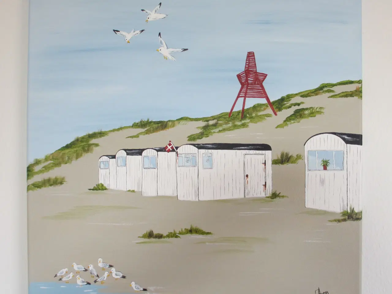 Billede 1 - ACRYL-MALERI nr. 49