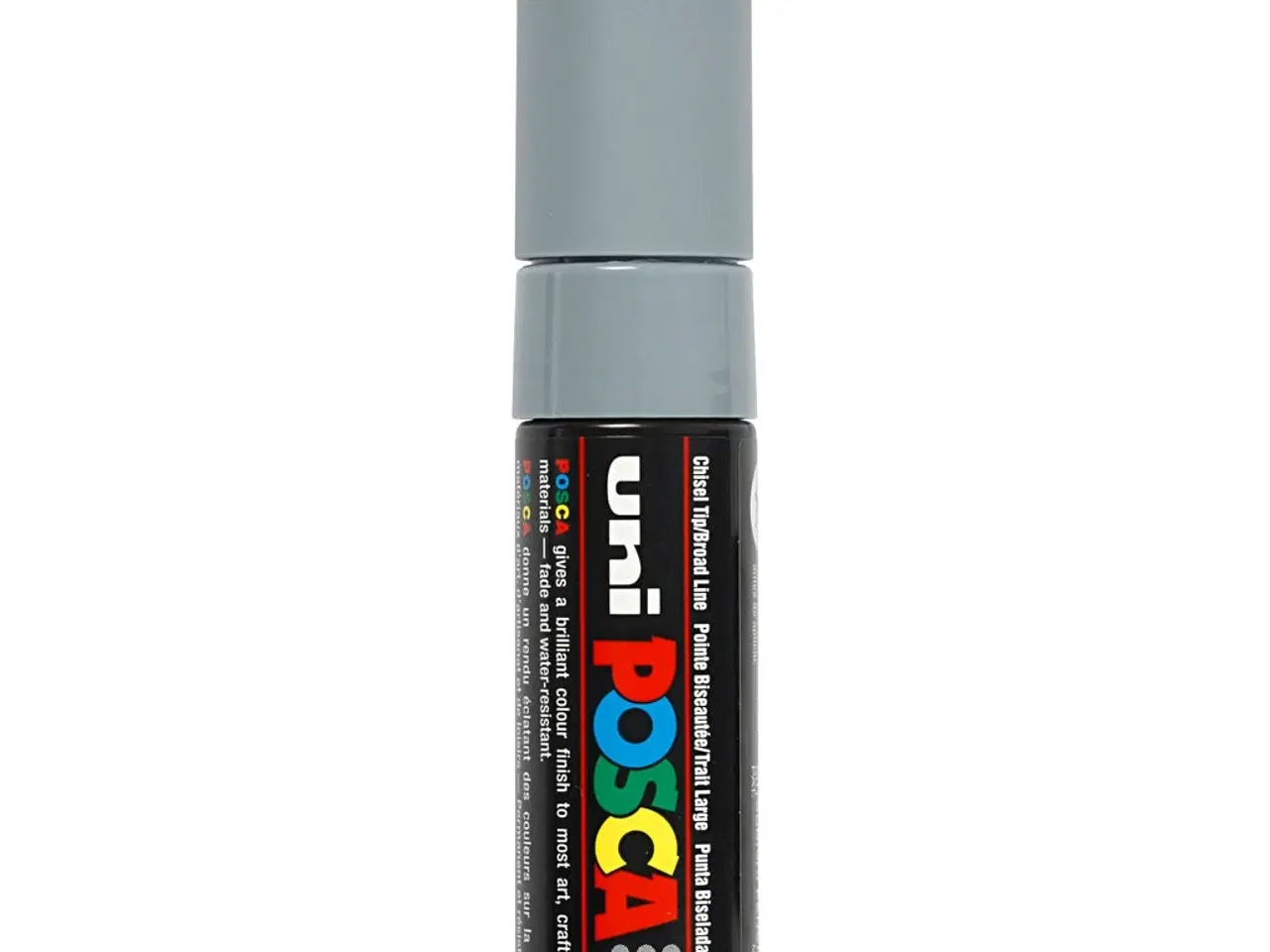 Billede 1 - Posca Tusch, PC-8K, streg 8 mm, broad, grå, 1 stk.