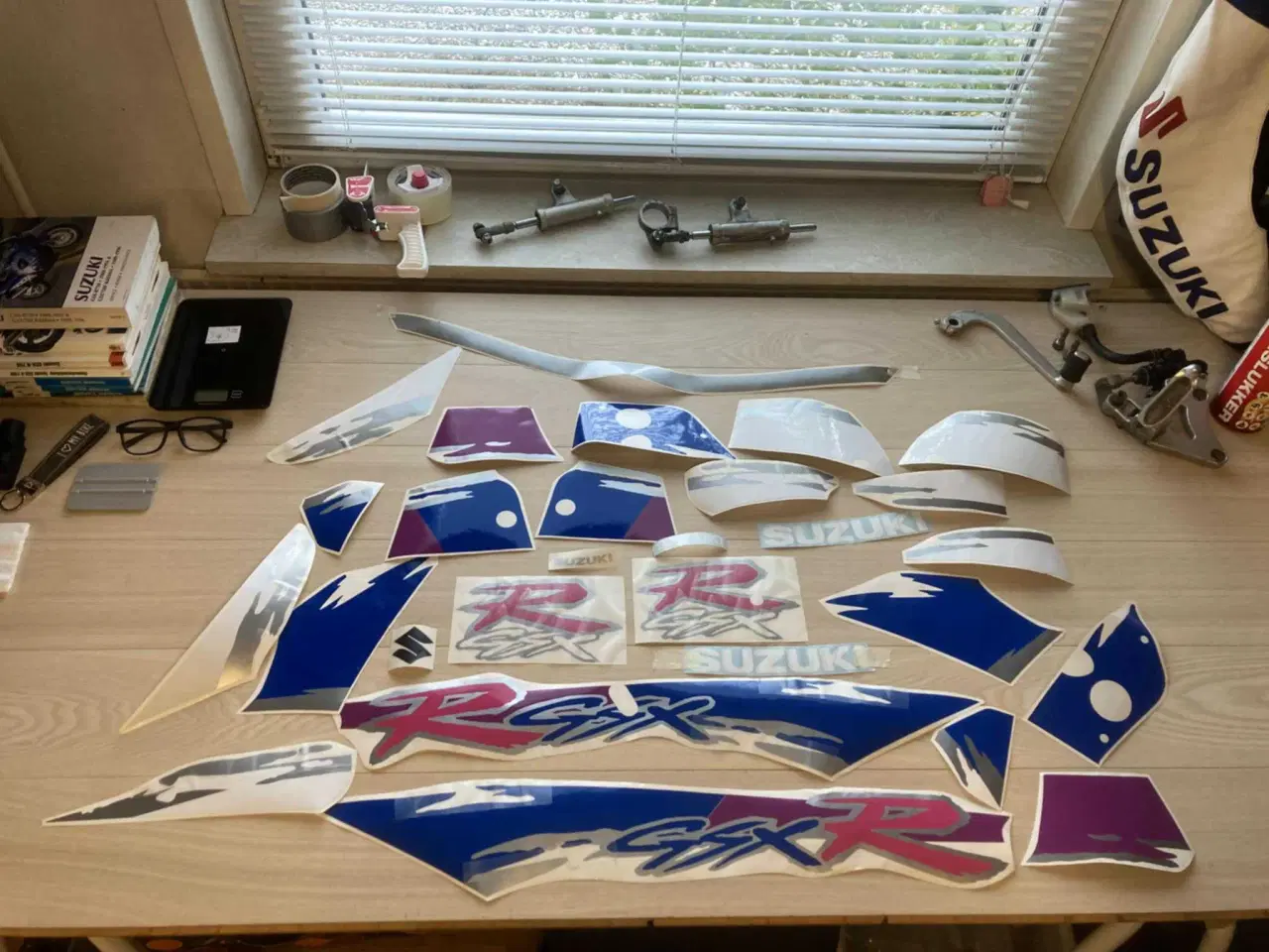 Billede 1 - Suzuki GSXR 750 stafferinger 