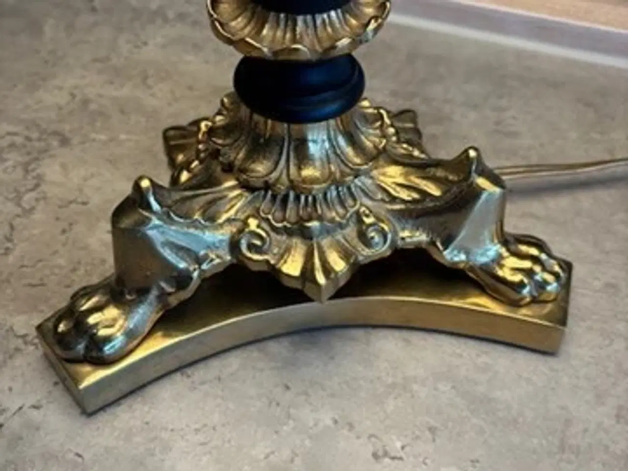 Billede 3 - Vintage Bordlamper på Messing løvefødder