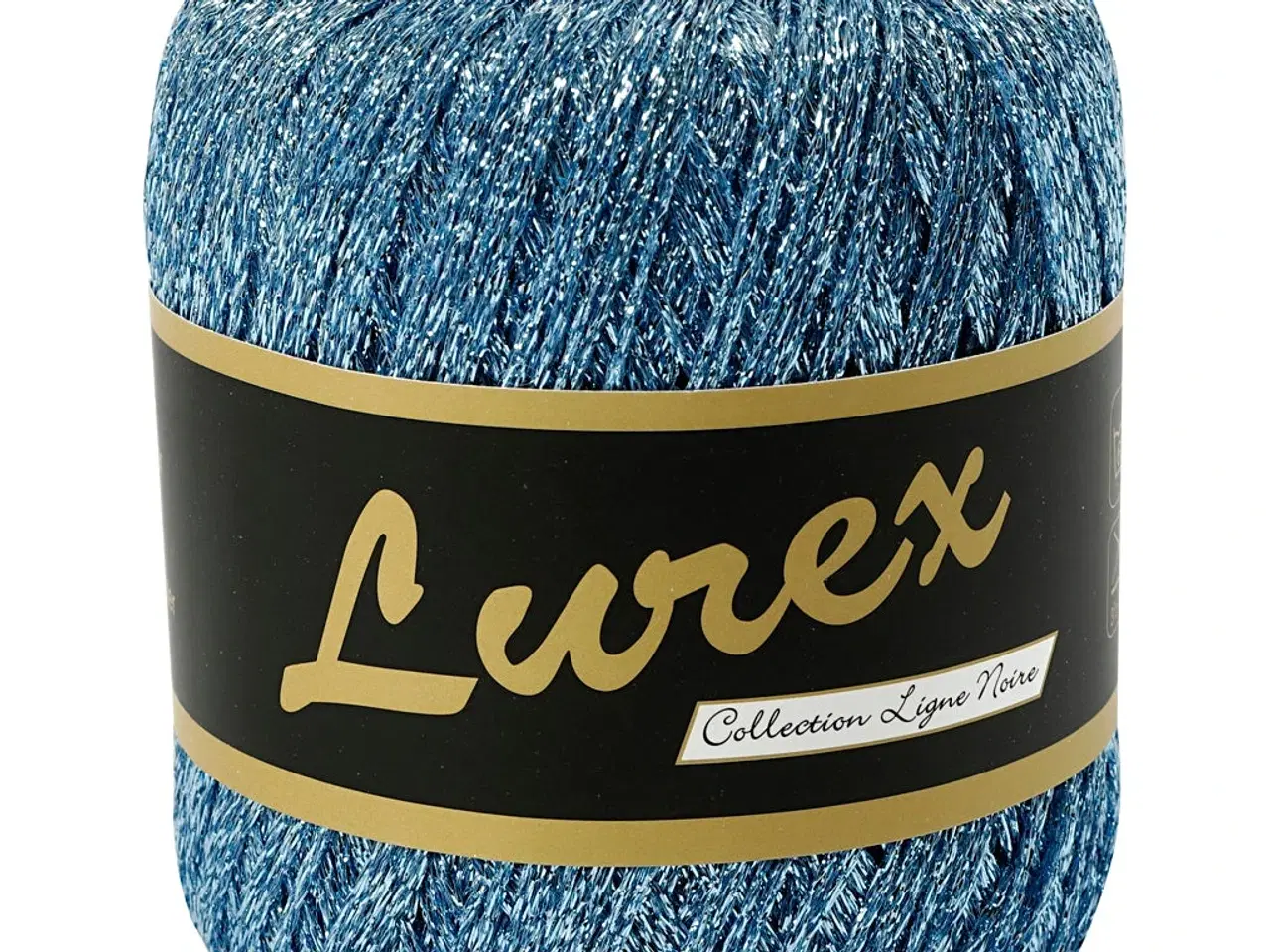 Billede 1 - Lurex Garn, L: 160 M, lyseblå, 25 g/ 1 ngl.