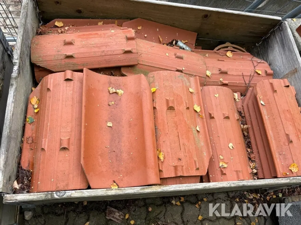 Billede 5 - Tegl tagsten Højslev LD Gl. dansk Cirka 600 styk