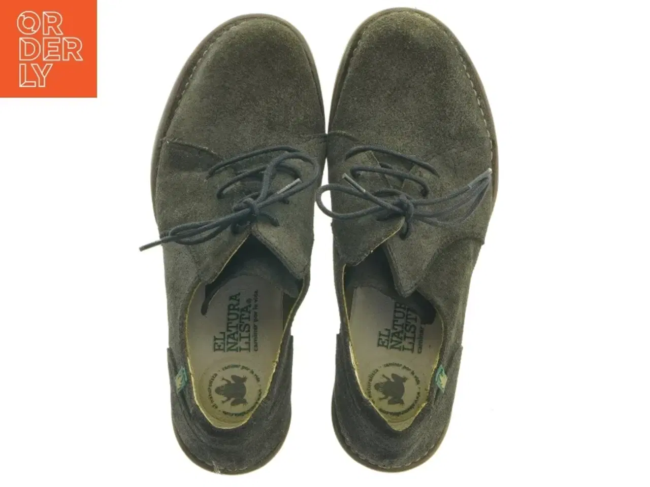 Billede 5 - El Natura Lista sort snøresko med hæl (str. 39 )