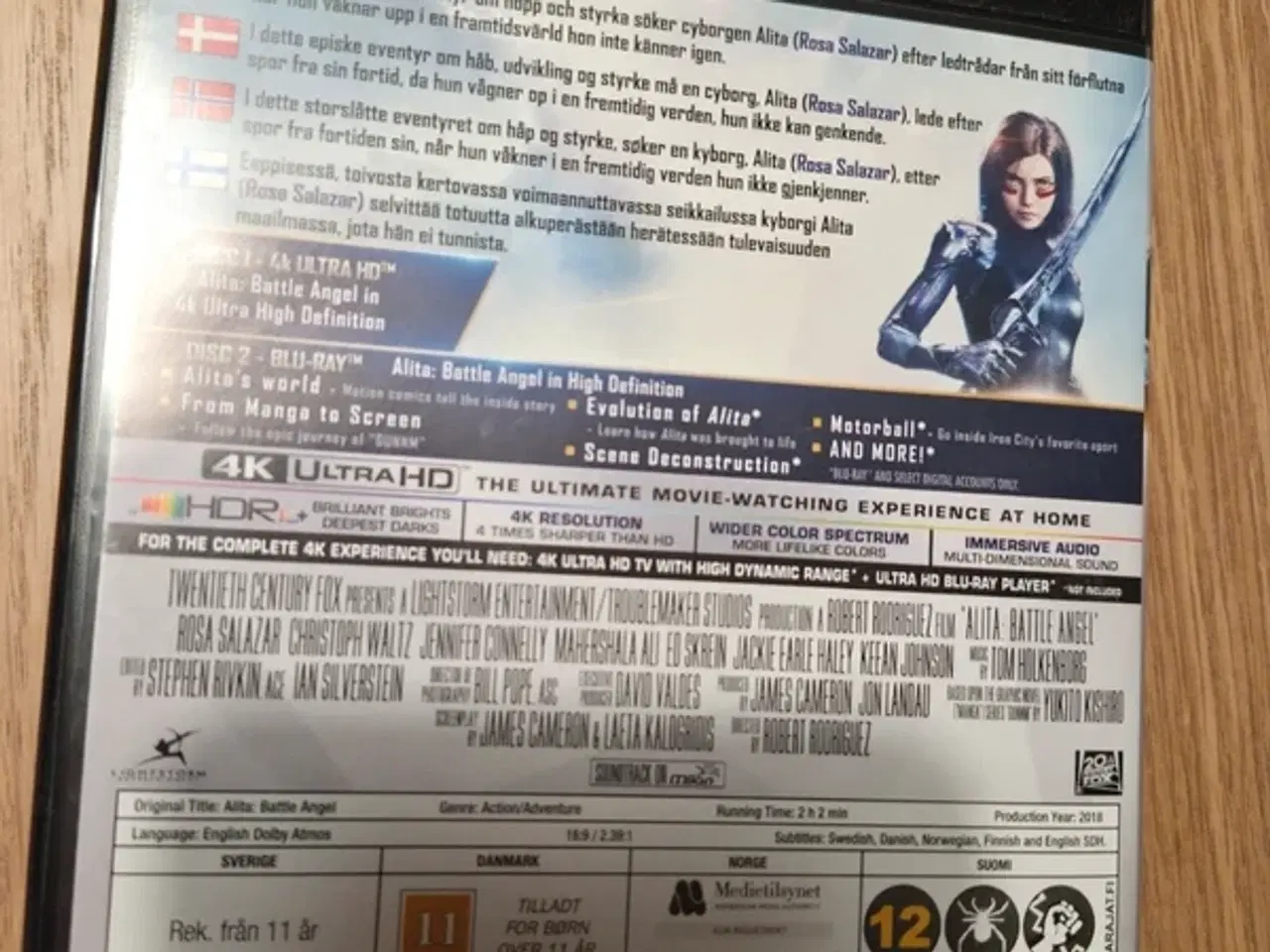 Billede 2 - 4K UltraHD Blu-ray Alita Battle Angel