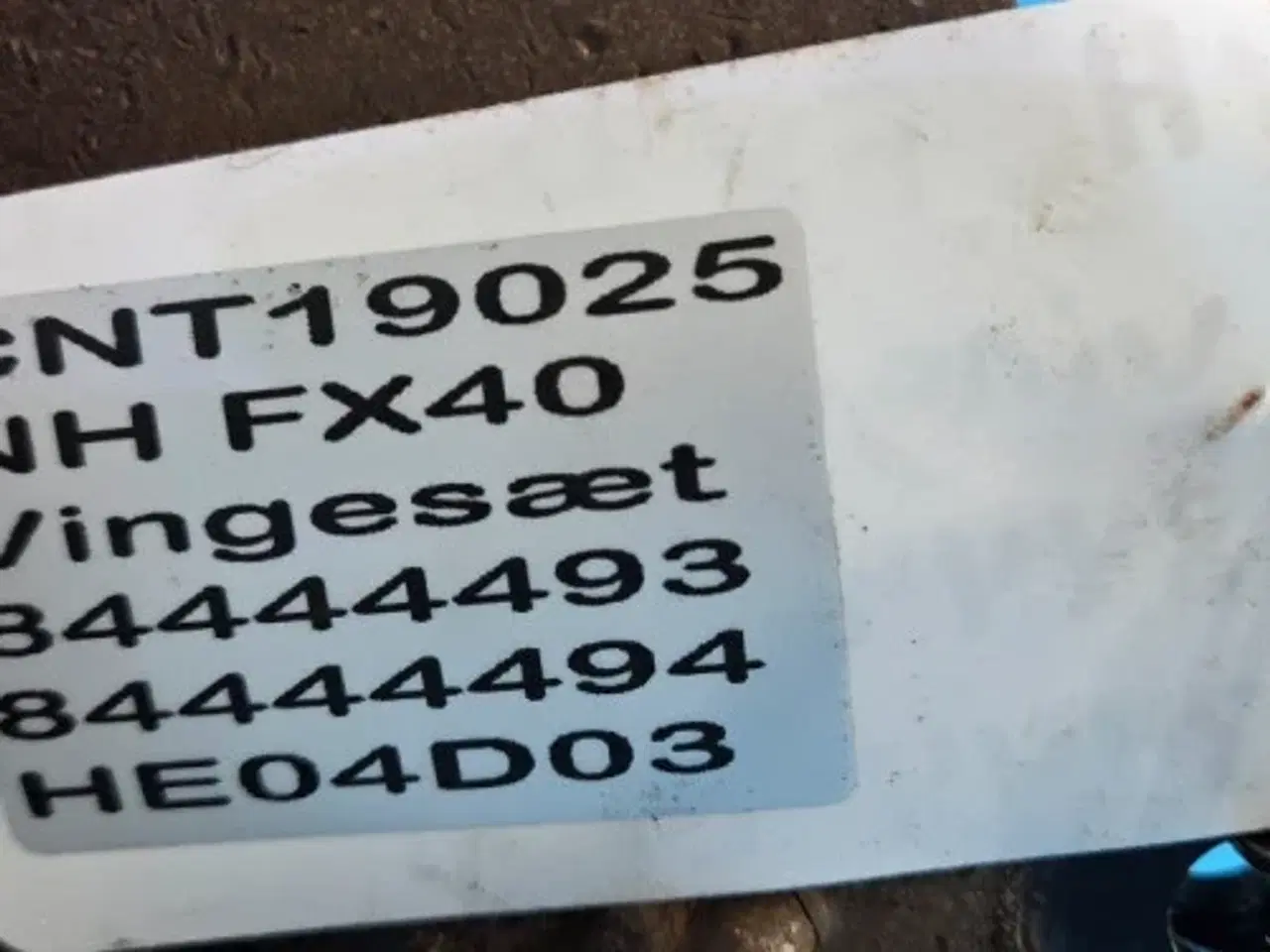 Billede 12 - New Holland FX40 Vingesæt 84444494