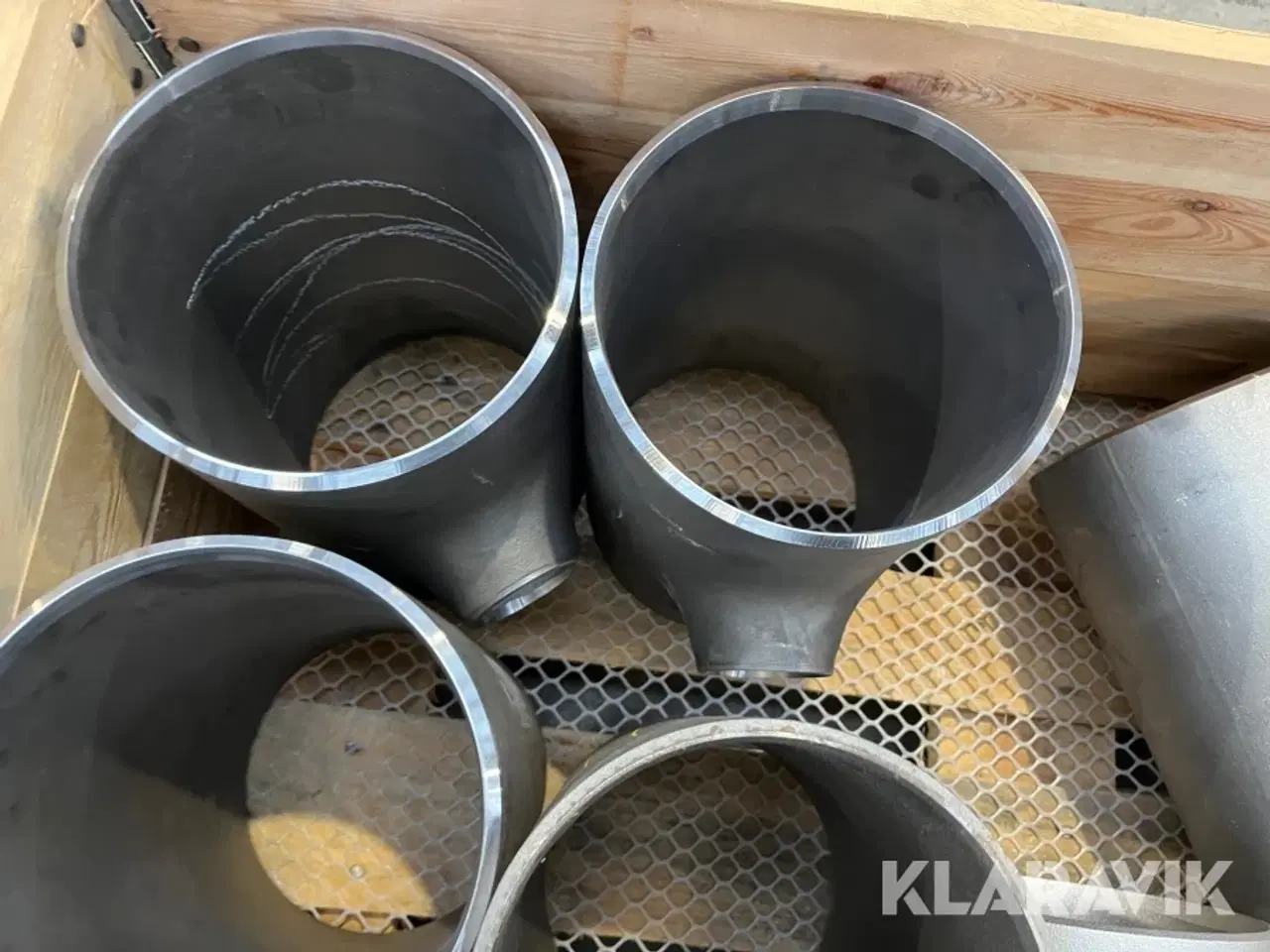 Billede 10 - Svejsetee 219,1x6,3-76,1x2,9mm P235GH - 2 paller