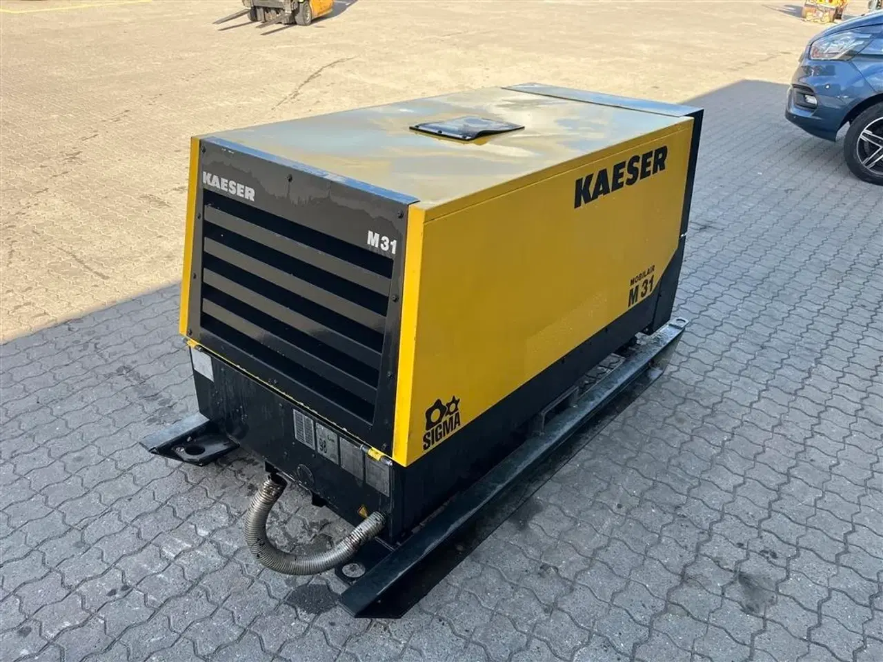 Billede 5 - Kaeser M 31 mobilkompressor på ski kun kørt 189t