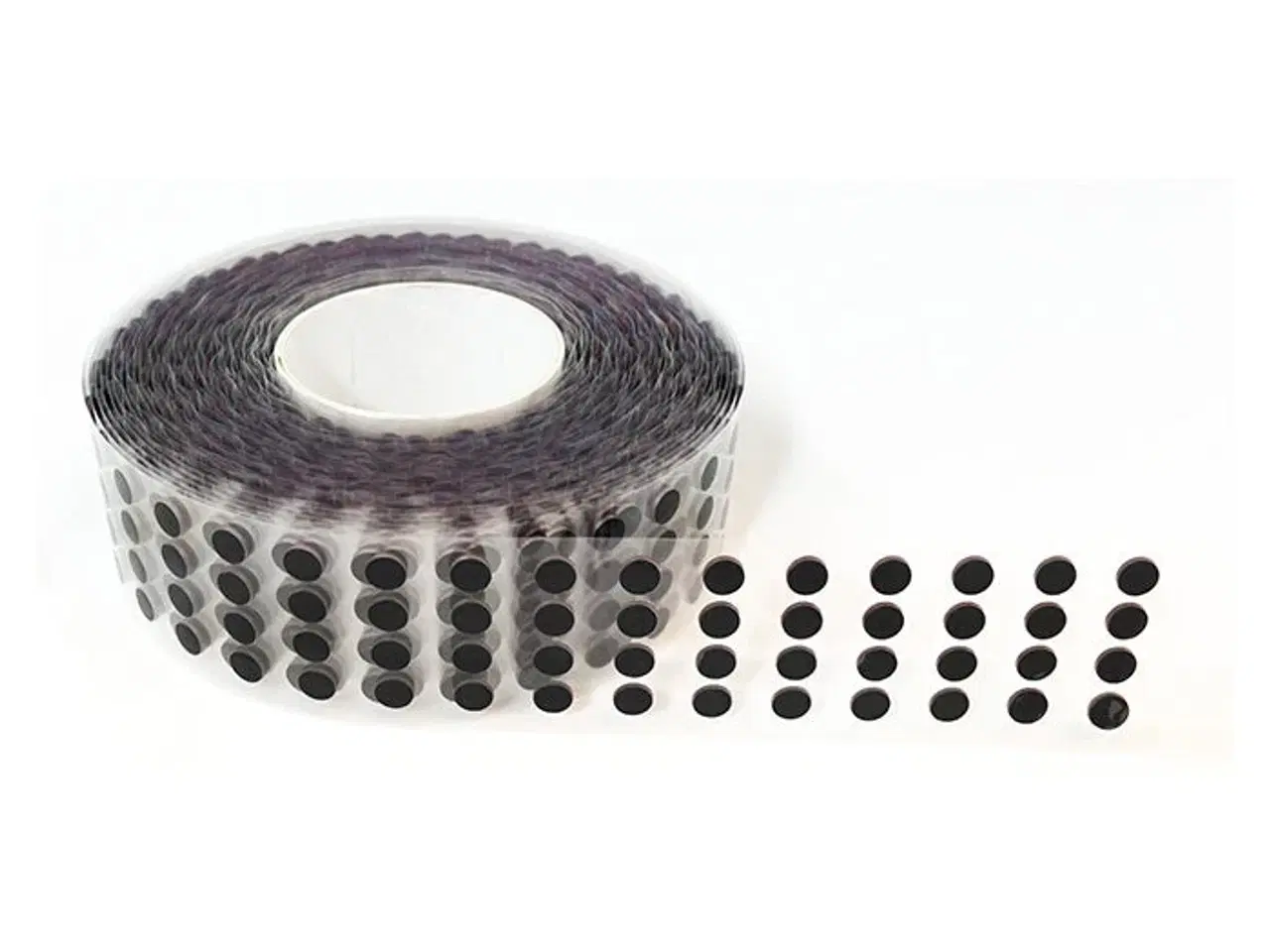 Billede 1 - Klæbepude Parkone 1 og 2 (sort) 1000 sæt på rulle