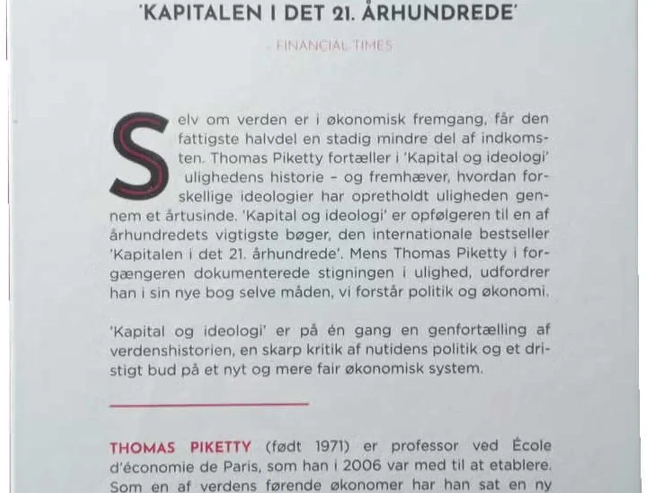 Billede 3 - Thomas Piketty: Kapital og Ideologi