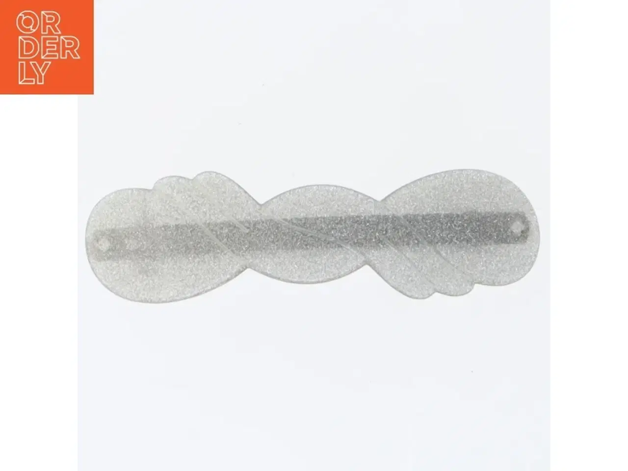 Billede 1 - Hårklips i sølvfarve (str. 10,5 cm)