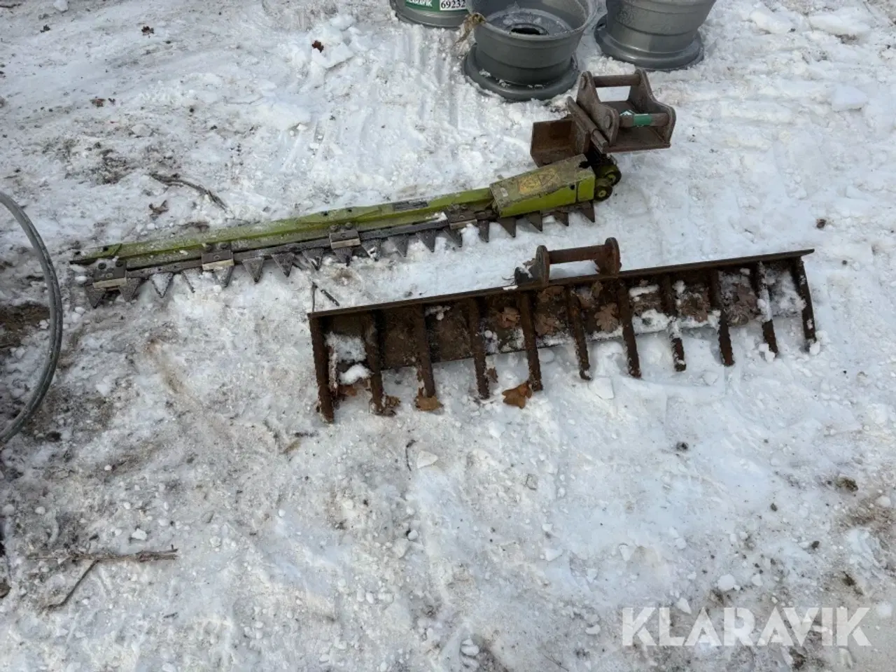 Billede 2 - Hydraulisk sideklipper og Rive Ziegler