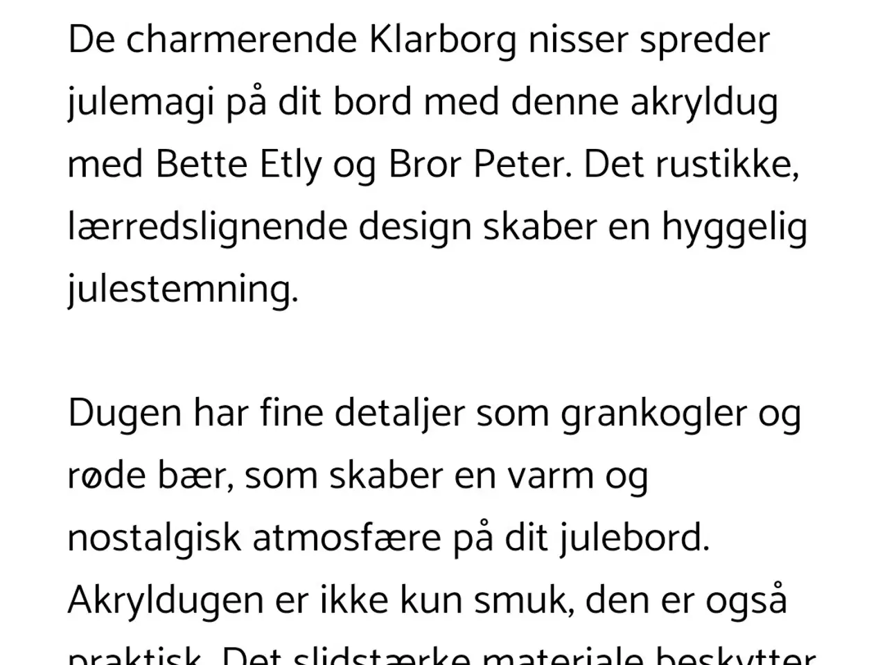 Billede 3 - Klarborg juledug 