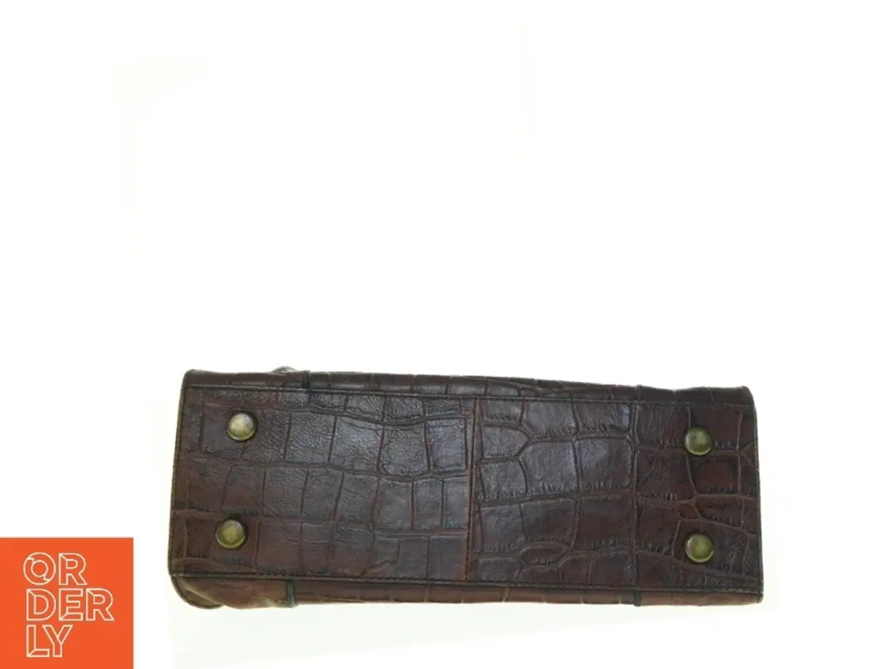Billede 3 - Læder skuldertaske fra Fossil (str. 36 x 36 x 13 cm)