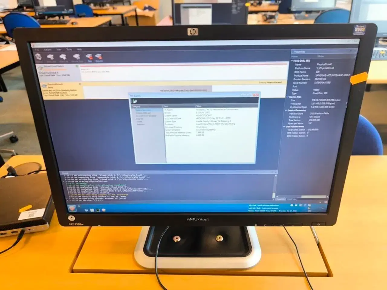 Billede 4 - Skærm 22" m. tastatur HP L2206w (PC medfølger ikke)