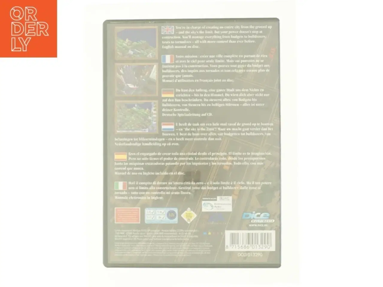 Billede 2 - Disky Sim City 3000 fra DVD
