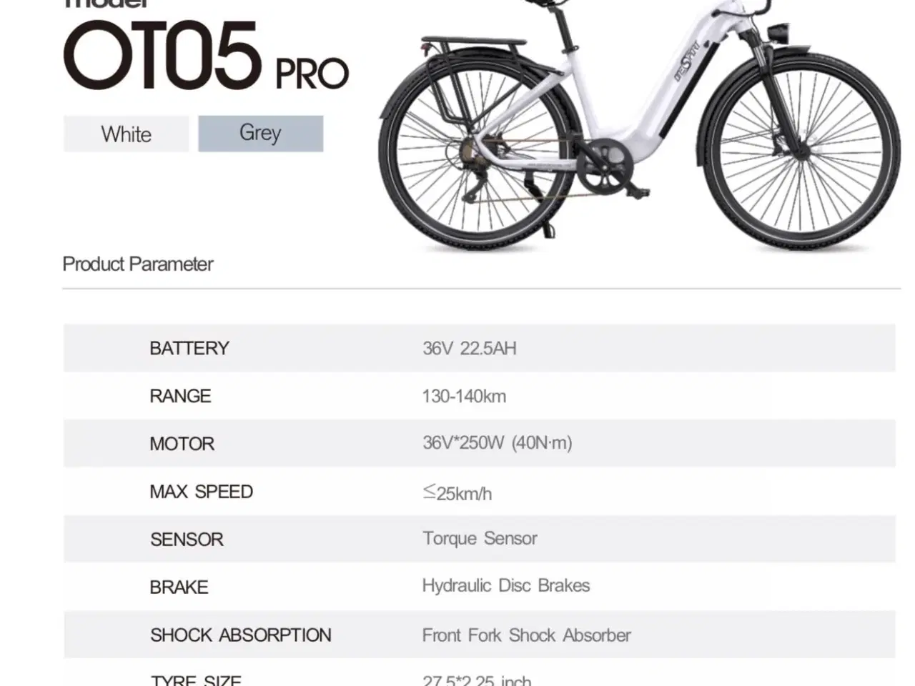 Billede 8 - El cykel Onesport Pro Ot05