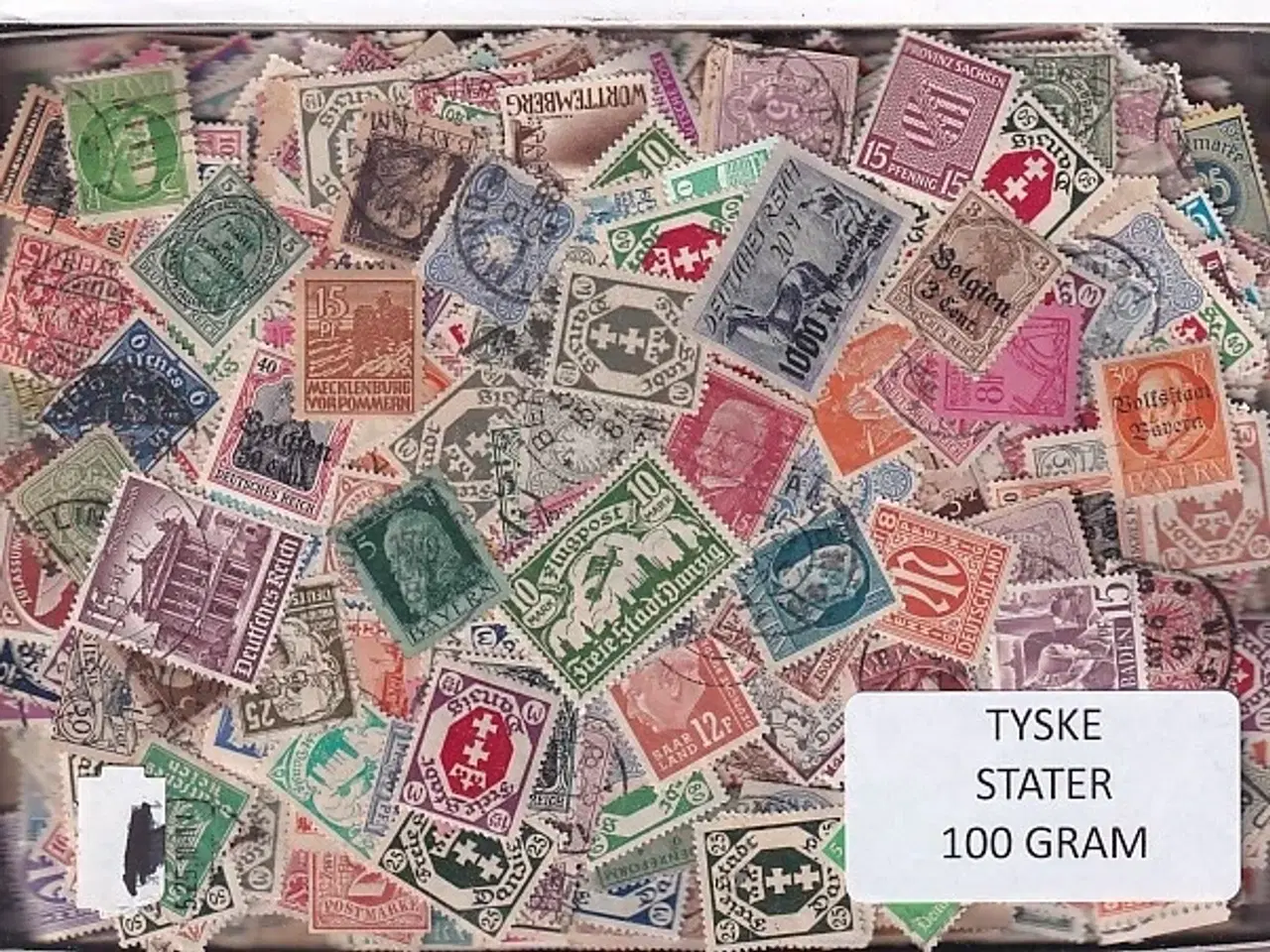 Billede 1 - Tyske Stater - 100g. Afvaskede