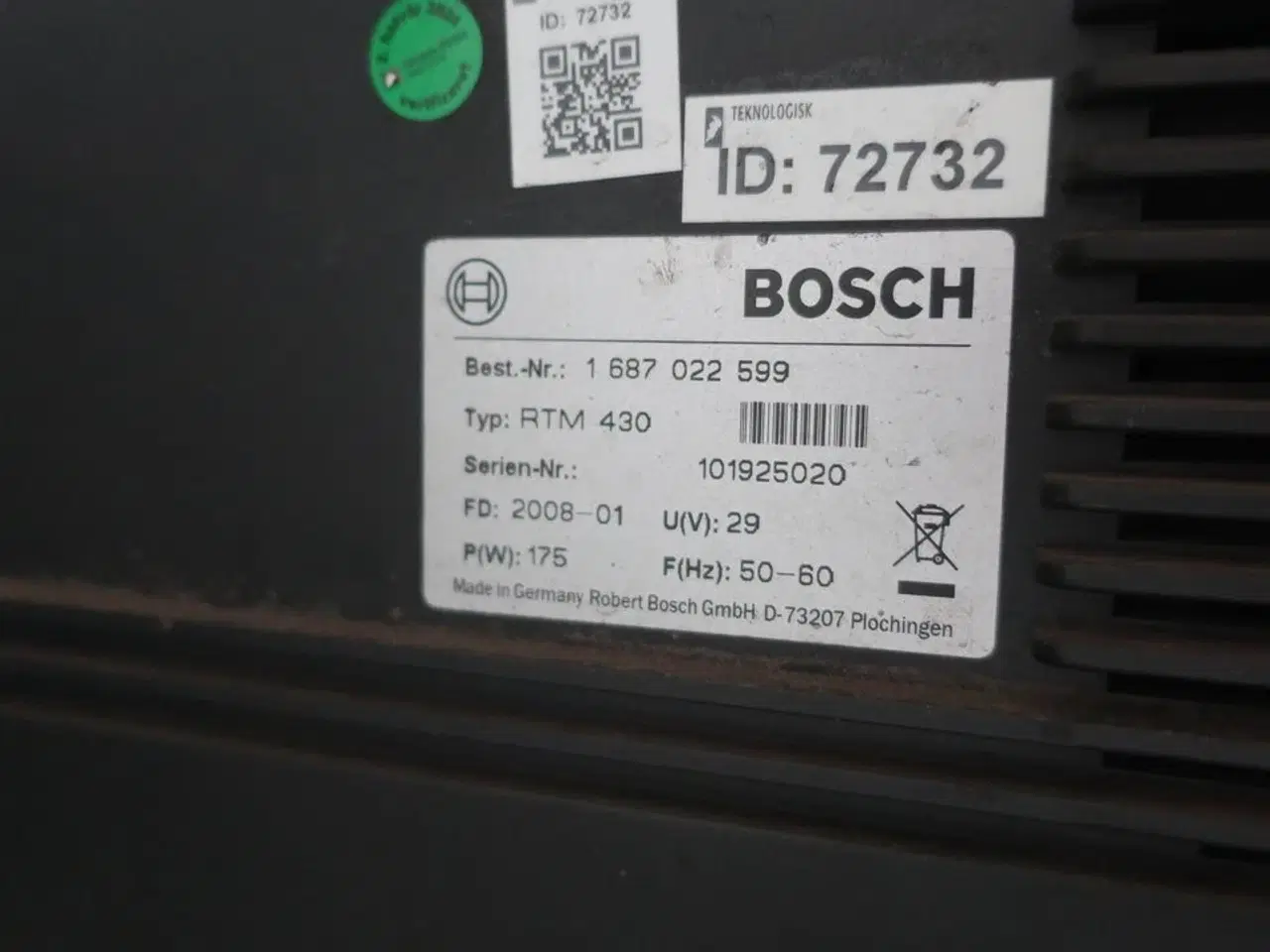 Billede 5 - Emissionsmåler BOSCH RTM 430