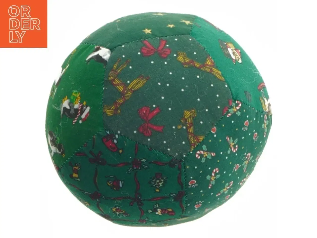 Billede 3 - Juledekoreret bold (str. Ø 16,5 cm)