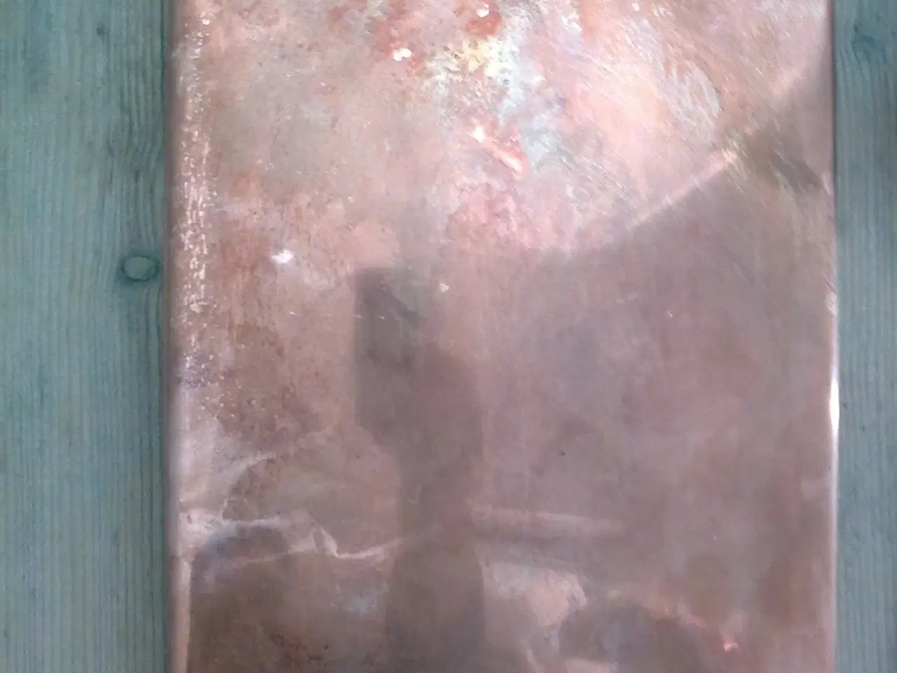 Billede 5 - Kobberfad m tin. OVNfad kastanjer eller deko kogle