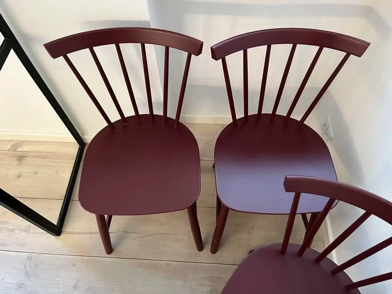 Billede 3 - 3 Rødbrune Stole KVIST FDB Møbler
