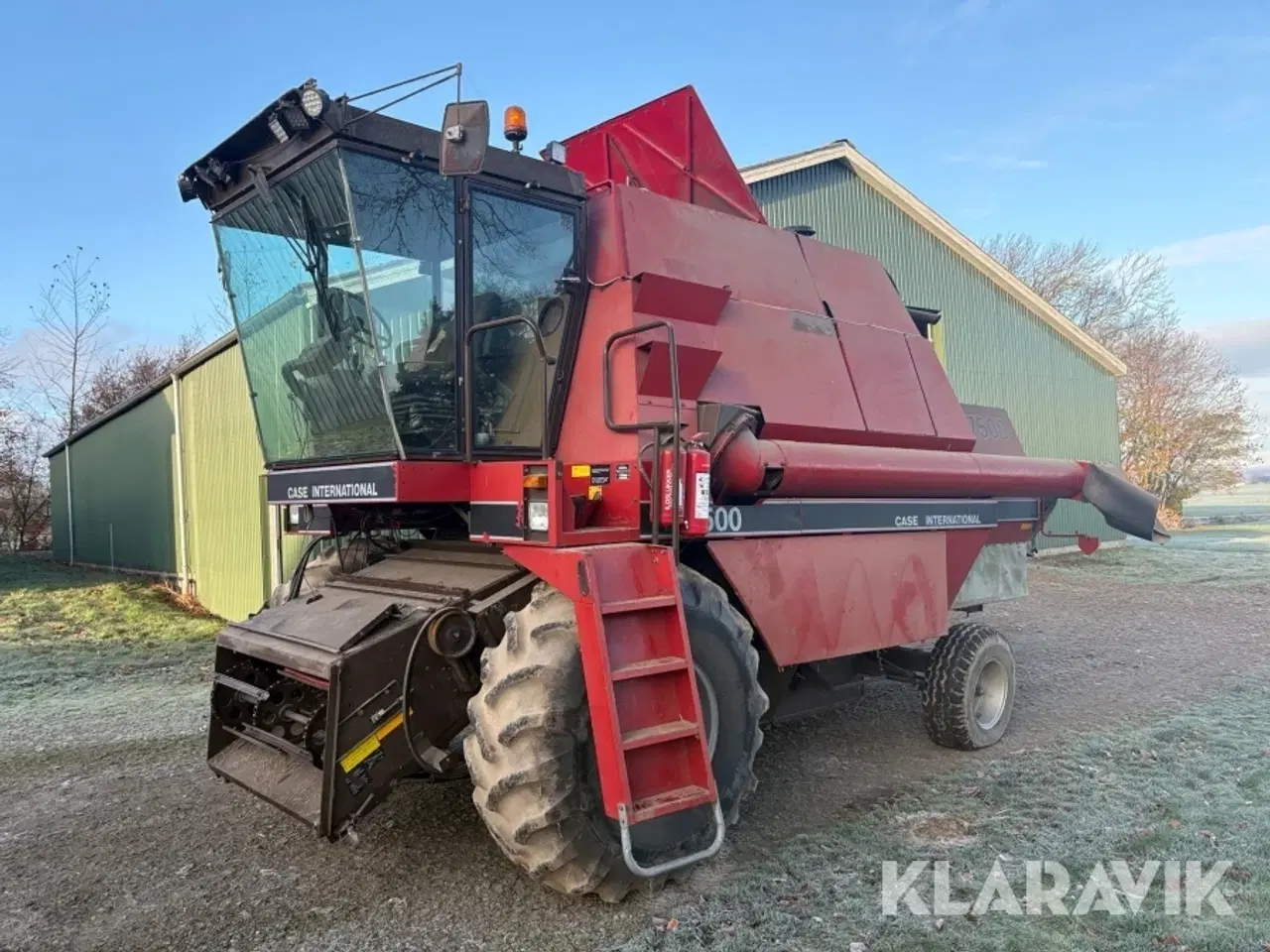 Billede 1 - Mejetærsker Case International/Dronningborg D7500 med skærebord